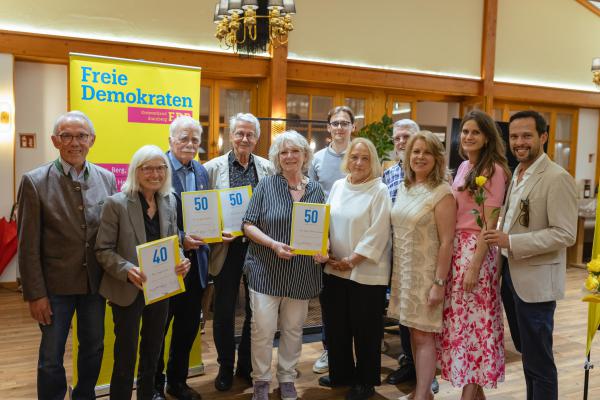 Einladung zum Jubiläumsabend des FDP-Kreisverbandes Starnberg